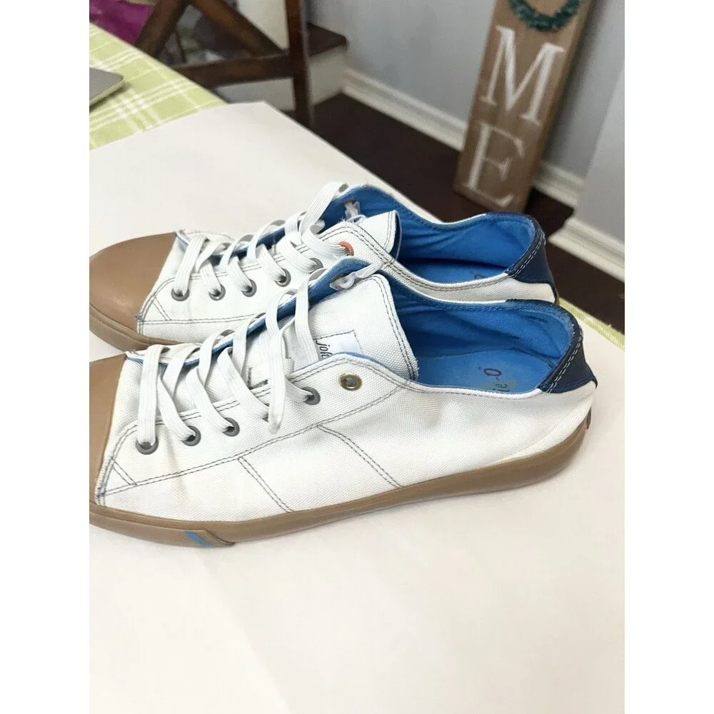 Johnnie-O Surfside Sail Away Blue White Men's Casual Sneaker /‎ Shoe Size 10.5 M